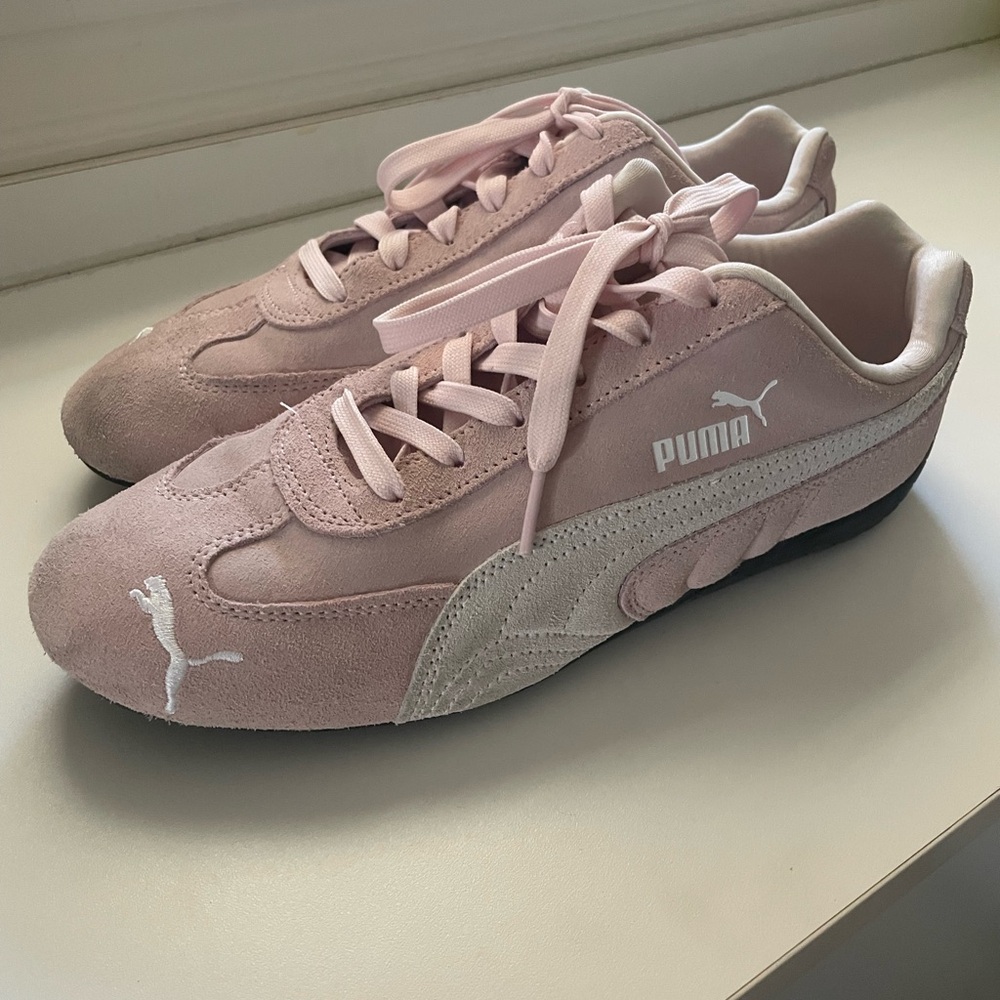 Puma Blush Pink Suede Shoes